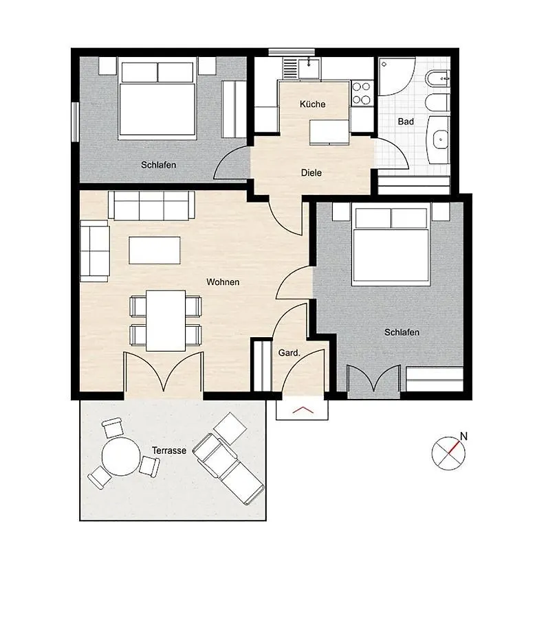 Eleganz - Fantastischer Bergblick - Absolute Ruhe Hagspiel Apartment